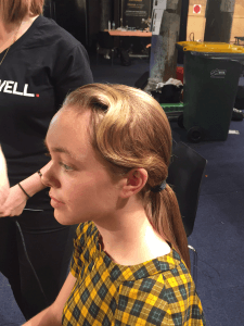 A chic deep finger wave fringe for the Karla Spetic show