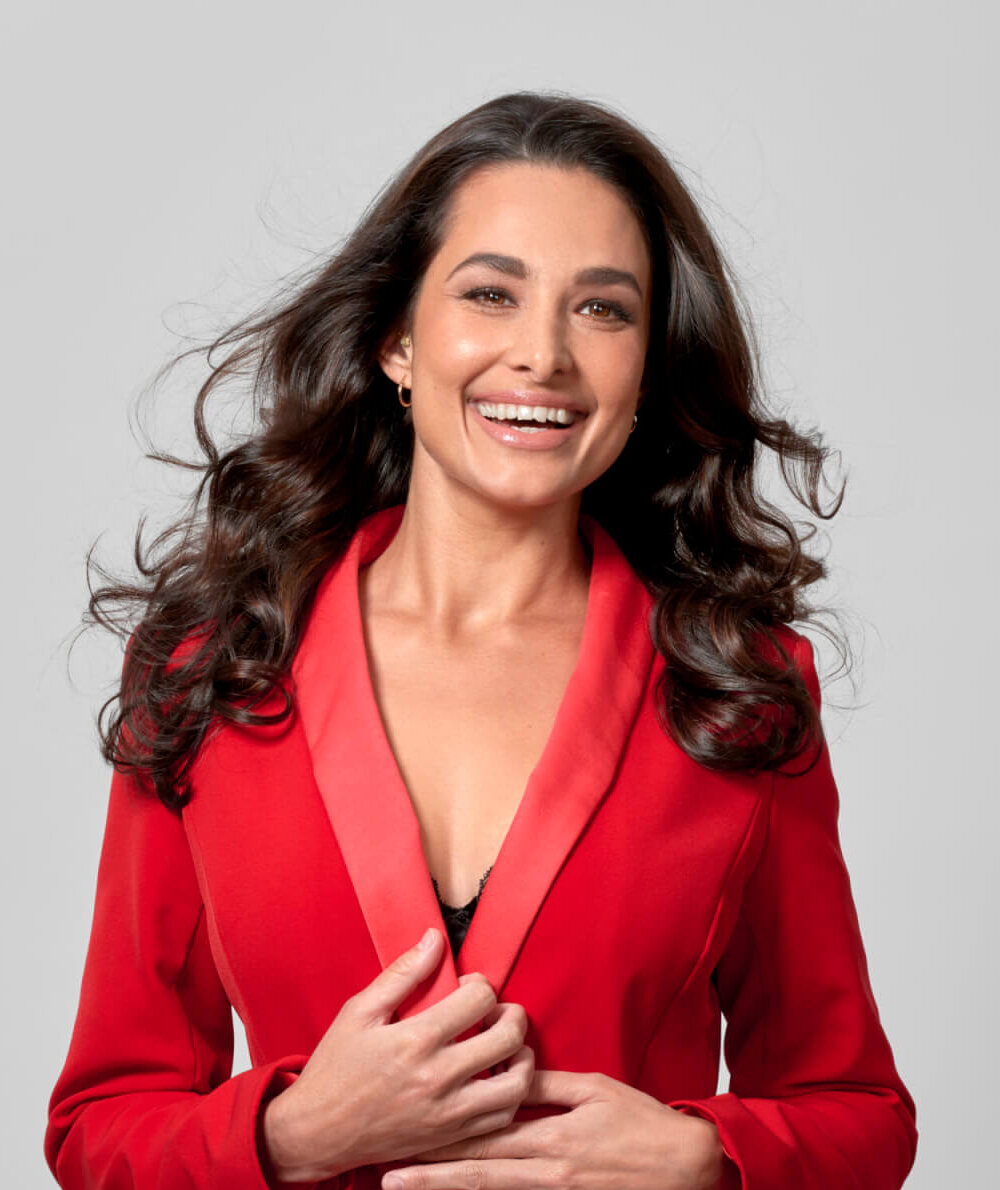 Brunette hair colour transformation at our Brisbane salon – from blonde to rich chocolate brown