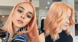 peachy hair is the next hottest hair trend for spring 2022 hair trends