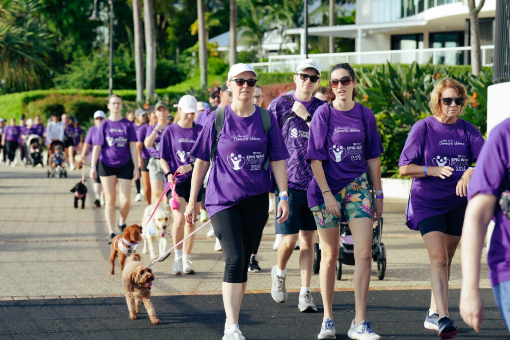 Epic Hair Designs annual Epic Walk for DV which raises vital funds for Women's Legal Service Queensland (WLSQ)