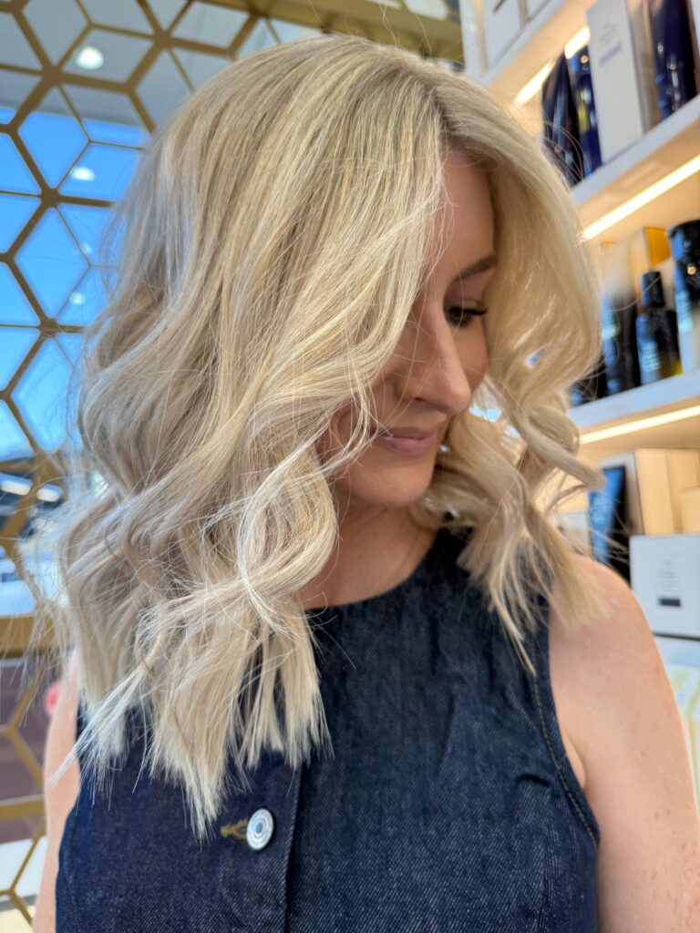 Blonde hair by Hannah