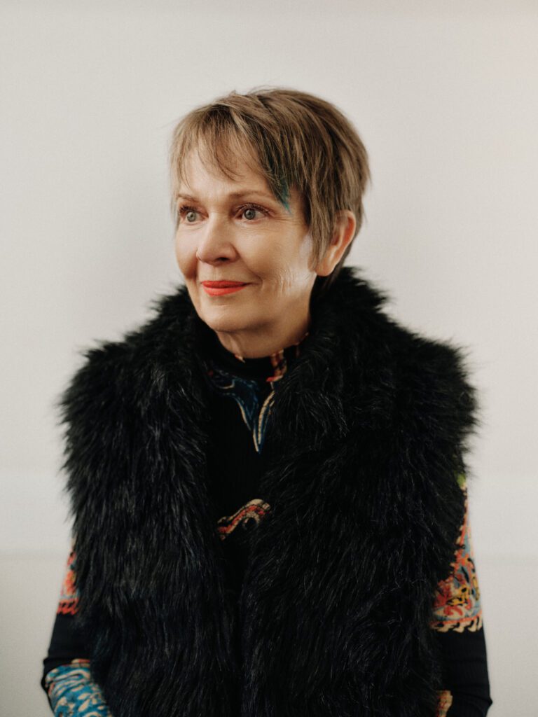 Epic client with a softly layered highlighted pixie cut